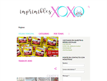 Tablet Screenshot of imprimiblesxoxo.com